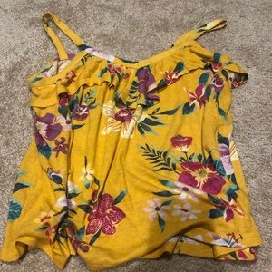 Mustard Old Navy tank